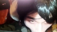 amateur crossdresser sucks dom daddy cock rough