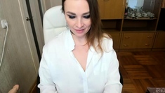 Hottest brunette solo webcam masturbation 2