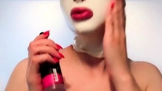 Big boobs milf masturbates with her dildo