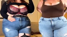 Webcam fat bbw striptease so hot on webcam