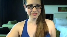 Brunette Solo Webcam Masturbation
