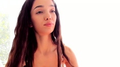 Close up teen masturbation