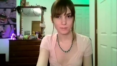 Brunette Solo Webcam Masturbation