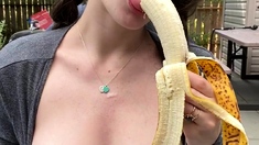 Amateur French Teen Outdoor softcore
