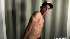 Showing off hot muscular body of gypsy boy Ignacio Ramos