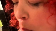 Eva gives you a POV blowjob handjob and footjob