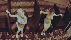 Strippers dance in the semi private room