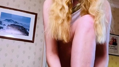 Blonde British Milf Teaches Daughter To Suck Cock