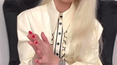 Blonde teen Sierras first erotic masturbation video
