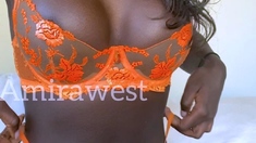 Black and ebony girlfriends get 2 white dicks