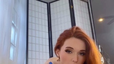 Tantalizing Busty Babe Goes Solo And Masturbates