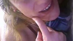 Amateur big ass brunette teen with