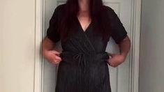 Hot brunette from squirt masturbating on webcam