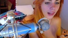 Hot redhead amateur teen girl riding and jerking boyfriend