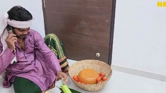 Indian housewife cheating with a farmer