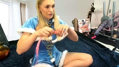 Home Made Amateur Blonde Masturbating