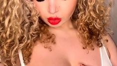 SEXY BIG BOOBS BLONDE ANAL MASTURBATION