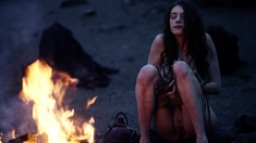 Cute curly brunette solo webcam masturbation