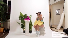 Bubbly butt teen pussy and ass rub hidden cam fucking