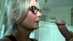 Mature and Blonde Blowjob Amateur