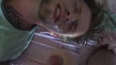 Virgin Twink Takes On Two Big Cocks For The First Time