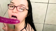 Stacked Brunette Goes Solo Toys And Masturbation