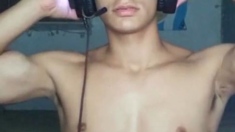 Gamer Jerks Off And Gets His