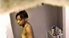 Hot Black Teen Taking A Shower - Hidden