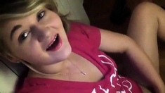 Amateur Blonde Teen Selfie Masturbation