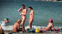 Outdoor group sex on the beach