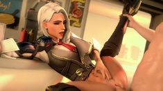 3D Sweet Ashe with Huge Perfect Boobs Fucks Collection