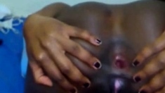 gaping ass ebony cam